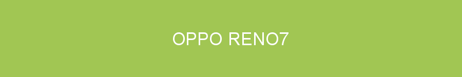 Oppo Reno7